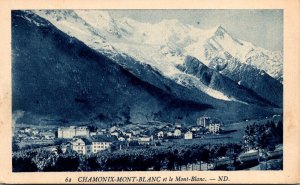 France Chamonix-Mont-Blanc Panorama