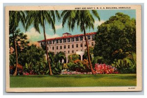 Vintage 1946 Postcard - Army & Navy YMCA Building Honolulu Hawaii