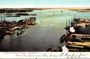 Rhode Island Providence Providence River and Harbor 1907