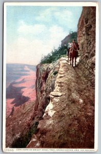 Vtg Arizona AZ Cape Horn Bright Angel Trail Grand Canyon Fred Harvey Postcard