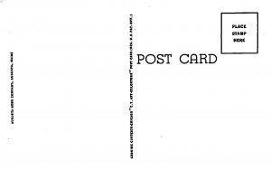 Augusta Maine World War I Memorial  Postcard Unused