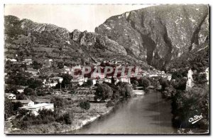 Old Postcard The Beautiful French Alps Vercors Bridge Royans General view and...