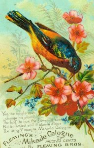 Exotic Colorful Bird Fleming's Mikado Cologne, Humphrey Napoleon, OH Card F101