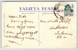 Juarez MX Comic Pun~Drunk Gets Beer-Cerveza From Beer Barrel~Can Barrely Write