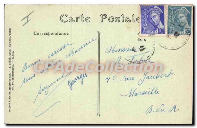 Postcard Old Vence shooting Lara