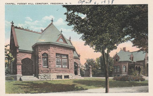 Chapel at Forest Hill Cemetery - Fredonia NY, New York - WB