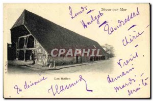 Old Postcard Dives Sur Mer halls