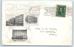 CHICAGO, IL ~ Advertising CHASE & SANBORN Coffees & Teas 1906  Postcard