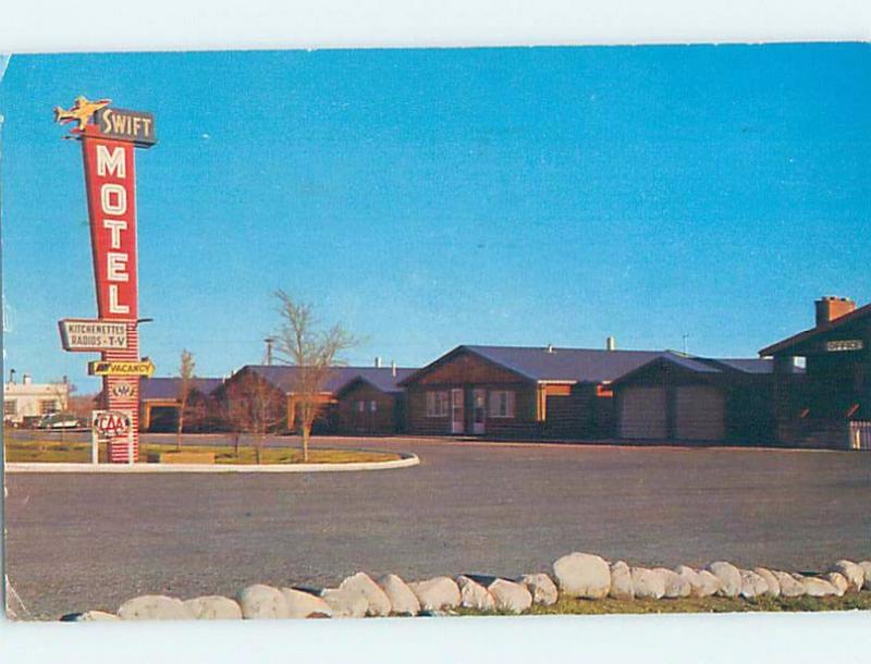 Pre-1980 MOTEL SCENE Swift Current Saskatchewan SK F7638