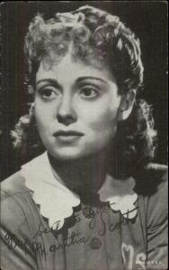 Beautiful Actress Martha Scott - Exhibit Arcade Card