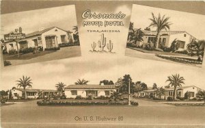 Associate Service Coronado Motor Hotel Yuma Arizona roadside Postcard 21-1763