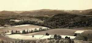 View East Side Martin's Mt. Looking Toward Polish Mt. Rppc Real Photo Maryland 