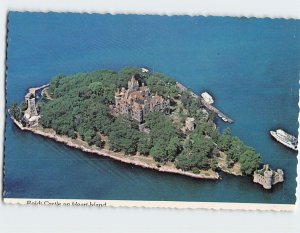 Postcard Boldt Castle on Heart Island, Alexandria Bay, New York