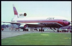 Pacific Southwest Airlines Lockheed L-1011 Chrome 1950s-1970s