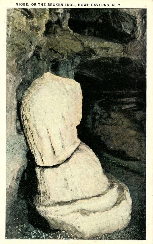 NY - Howe Caverns (near Cobleskill). Niobe, Broken Idol