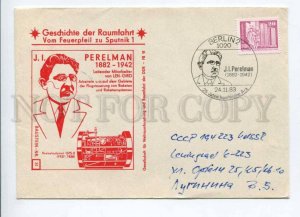 421647 EAST GERMANY GDR to USSR 1983 year Perelman Berlin real posted COVER