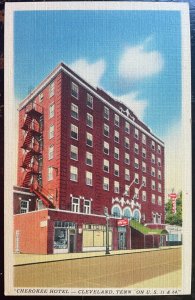 Vintage Postcard 1930-1945 Cherokee Hotel, Cleveland, Tennessee (TN)