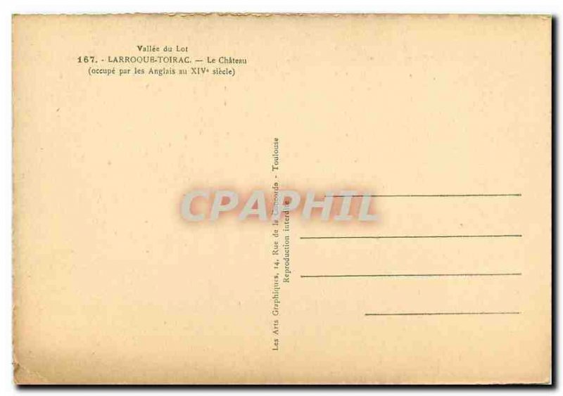 Modern Postcard Lot Valley Larroque Toirac Le Chateau