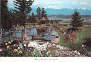 Water Garden L.A. Bibler Kalispell Montana MT Unused Vintage Postcard D40