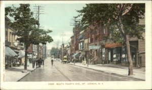 Mt. Vernon NY South 4th Ave c1900 Detroit Publishing Postcard