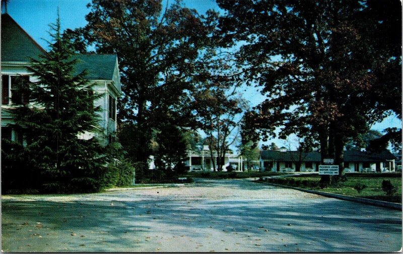 Pickwick Lodge Motor Court Streetview Petersburg Virginia Chrome Postcard 