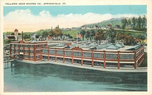 Postcard Vermont Springfield Fellows Gear Sharper Company Tichnor 23-2066