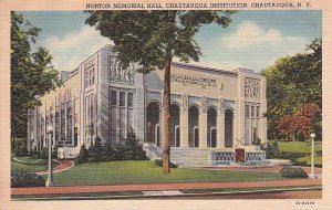 Postcard Norton Memorial Hal Chautaqua NY