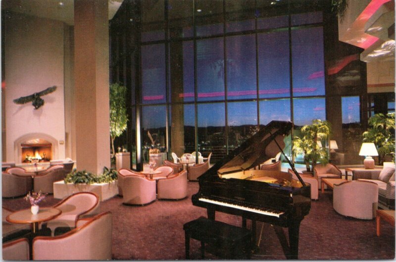 Postcard AZ Hotel Sheraton Prescott Resort Conference Center Lobby Piano