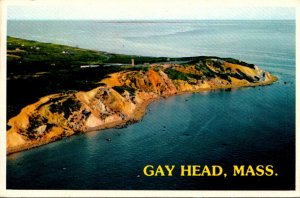 Massachusetts Gay Head Aerial View Of Clay Cliffs