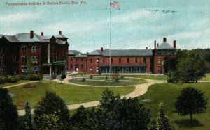 C.1910 Pennsylvania Soldiers & Sailors Home, Erie, PA Postcard F70 