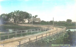 Eliot ME, Hand Tinted Cheeryneuk Park, Real Photo Postcard