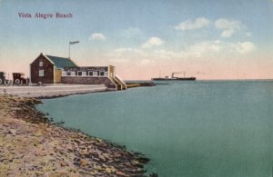 curacao, D.W.I., WILLEMSTAD, Alegre Beach (1920s) Postcard