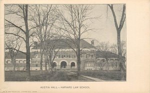 United States Austin Hall Harvard Law School postcard