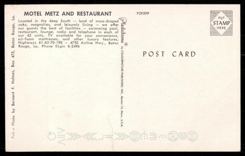 Motel Metz and Restaurant