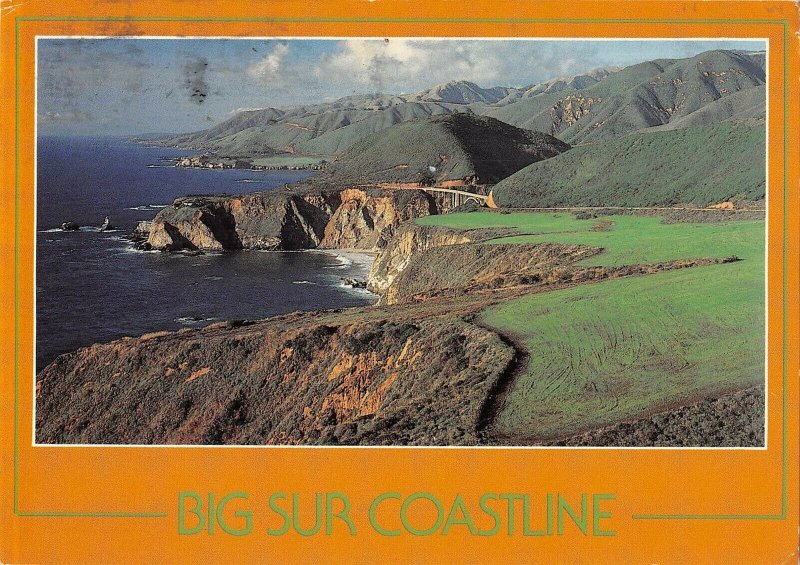 BR100862 the big sur coastline and bixby bridge california   usa