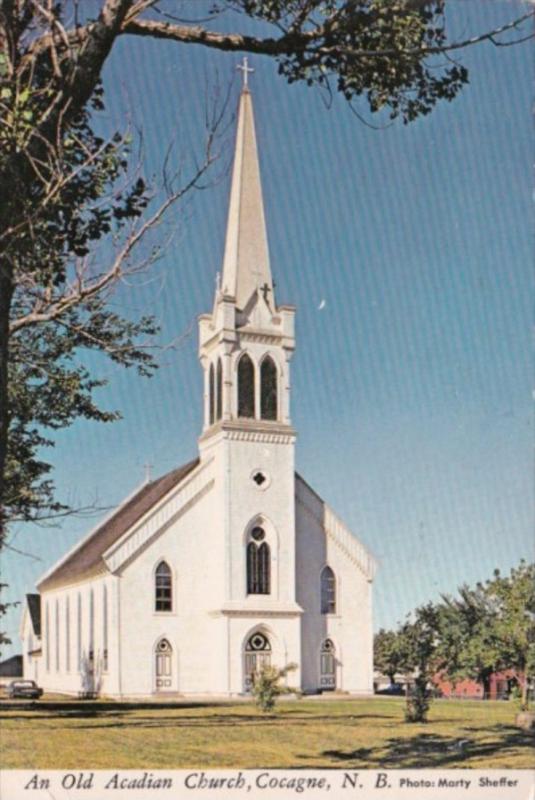 An Acadian Church Built 1896 Cocagne New Brunswick Canada