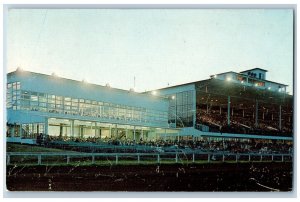 Portland Maine Postcard Scarborough Downs Ten Years Racing Progress 1960 Vintage