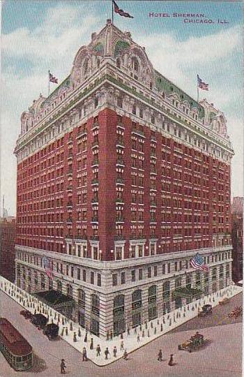 Illinois Chicago Hotel Sherman