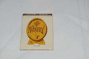 The Winery Franklin Park Illinois 20 Strike Matchbook