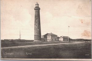 Denmark Skagen Lighthouse  Vintage Postcard 04.11