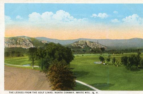 NH - North Conway, The Ledges From The Golf Links