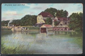 Oxfordshire Postcard - Shiplake Lock and Mill    RS14163