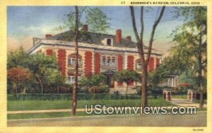 Governor's Mansion - Columbus, Ohio OH Postcard