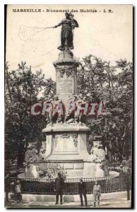 Old Postcard Marseille Monument Mobile