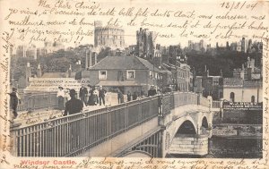 br109811 windsor castle real photo uk