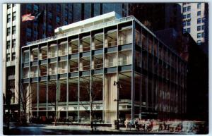 NEW YORK CITY, NY   New Bank Design  MANUFACTURERS TRUST COMPANY 1950s  Postcard