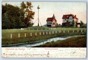 Netherlands Postcard Heemstede near Haarlem Haarlemmerhout Park c1905 Antique