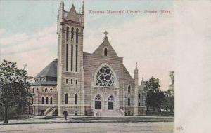 Nebraska Omaha Kountze Memorial Church