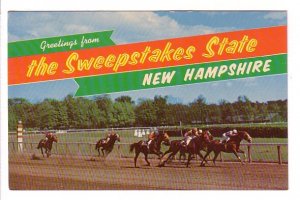 Greetings from Sweepstakes Horse Racing, Salem, New Hampshire,