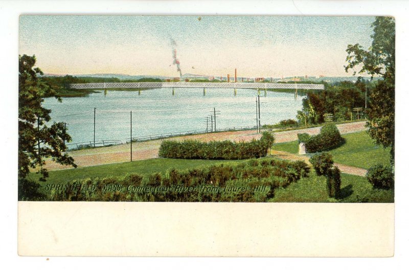 MA - Springfield. Forest Park, Laurel Hill View of Connecticut River